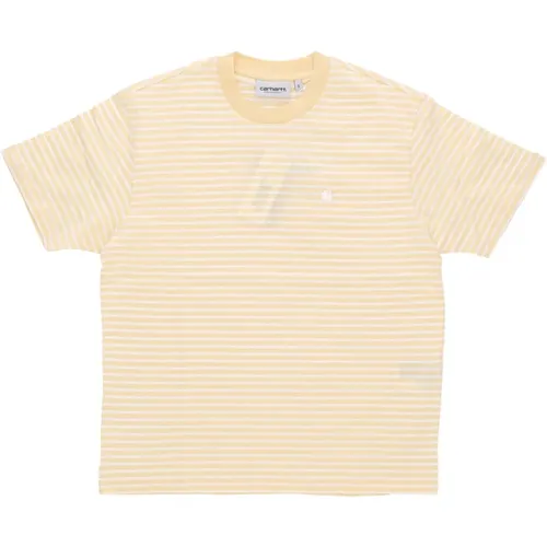 Gestreiftes Tee Coleen Citron - Carhartt WIP - Modalova