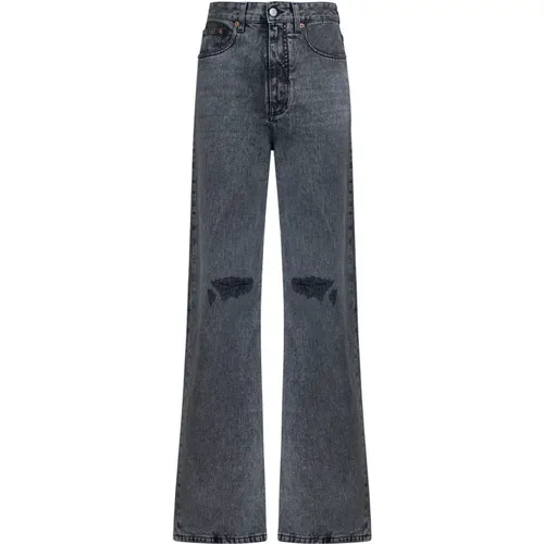 Schwarze Jeans , Damen, Größe: W26 - MM6 Maison Margiela - Modalova