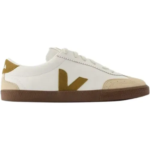 Leder sneakers , Damen, Größe: 43 EU - Veja - Modalova