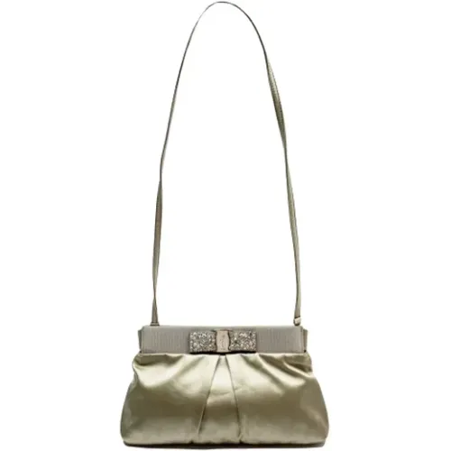 Pre-owned Fabric shoulder-bags , female, Sizes: ONE SIZE - Salvatore Ferragamo Pre-owned - Modalova