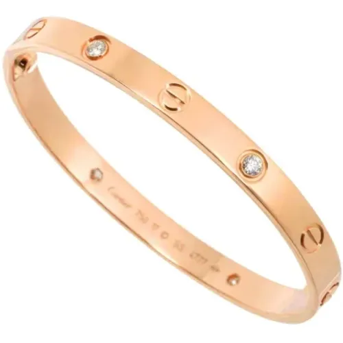 Pre-owned Rose Gold bracelets , female, Sizes: ONE SIZE - Cartier Vintage - Modalova