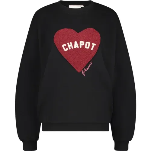 Terry Sport Heart Sweater , Damen, Größe: M - Fabienne Chapot - Modalova