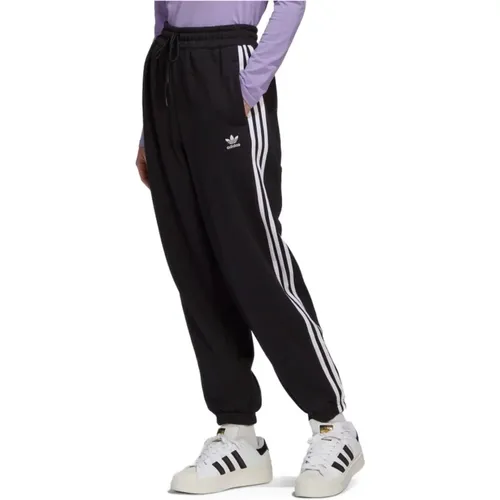 Cotton Trousers with Side Pockets , female, Sizes: XL - Adidas - Modalova