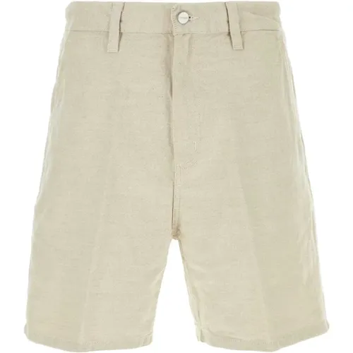 Baumwollmischung Knie Short , Herren, Größe: L - Carhartt WIP - Modalova