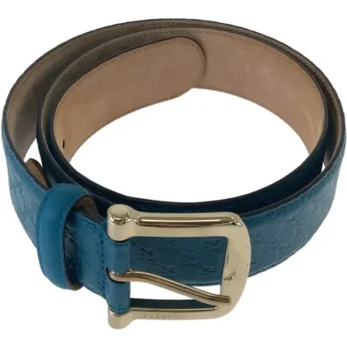 Pre-owned Leather belts , male, Sizes: ONE SIZE - Gucci Vintage - Modalova