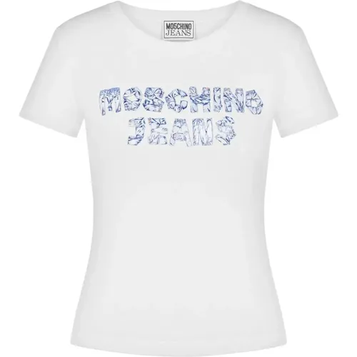 T-shirts and Polos , female, Sizes: S, XS - Moschino - Modalova