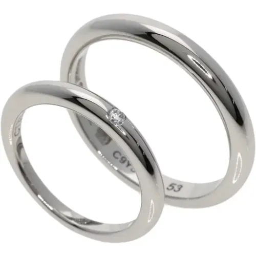 Pre-owned White Gold rings , female, Sizes: ONE SIZE - Bvlgari Vintage - Modalova