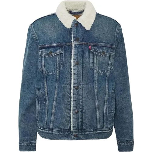 Levi's, Type III Sherpa Trucker Jacke , Herren, Größe: M - Levis - Modalova