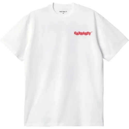 Fast Food T-Shirt , male, Sizes: S - Carhartt WIP - Modalova