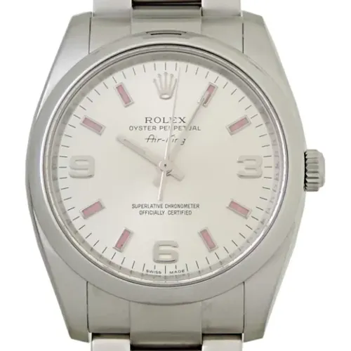 Pre-owned Stainless Steel watches , male, Sizes: ONE SIZE - Rolex Vintage - Modalova