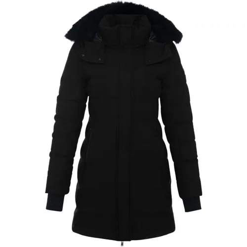 Shearling Parka for Women , female, Sizes: XL, L, XS, S, M - Moose Knuckles - Modalova