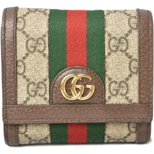 Pre-owned Leather wallets , female, Sizes: ONE SIZE - Gucci Vintage - Modalova