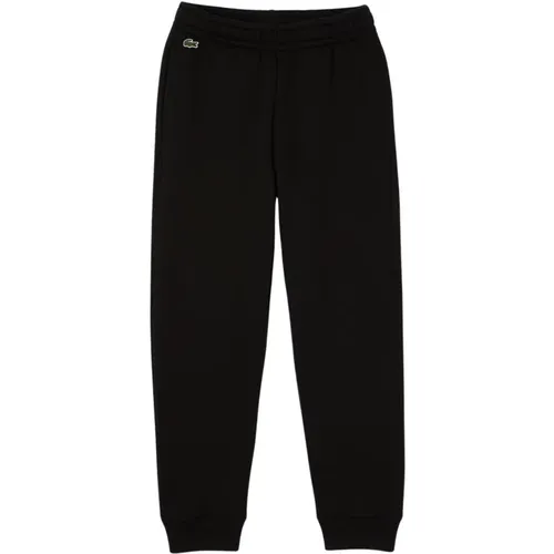 Sportliche Schwarze Jogger Hose - Lacoste - Modalova