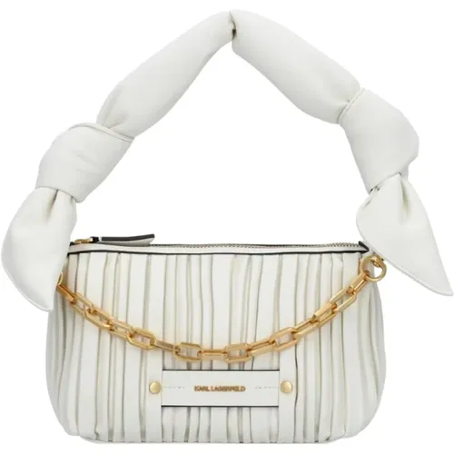 Cushion Knotted Small Baguette Bag , female, Sizes: ONE SIZE - Karl Lagerfeld - Modalova