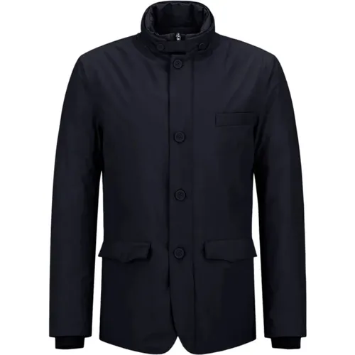 Blauer 2-lagiger Blazer für Männer - Herno - Modalova