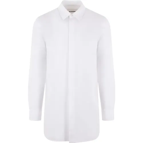 Blouses Shirts,Weißes Hemd mit Weicher Passform - Jil Sander - Modalova