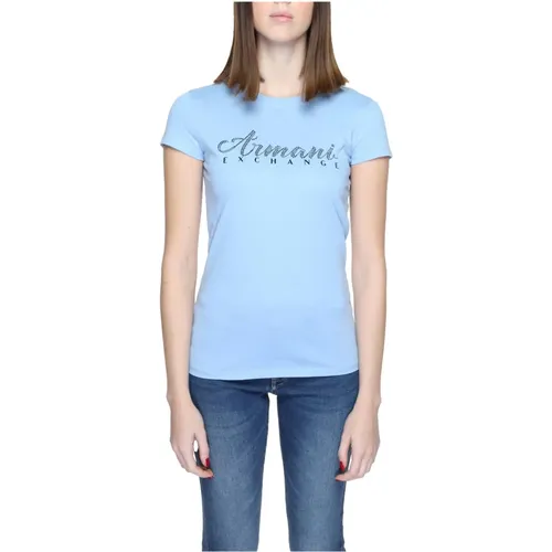 T-Shirts , Damen, Größe: XL - Armani Exchange - Modalova