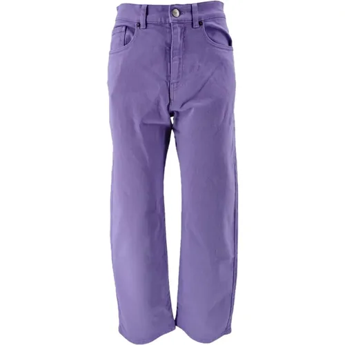 Lilac Wide Trousers for Women , female, Sizes: S, M - P.a.r.o.s.h. - Modalova