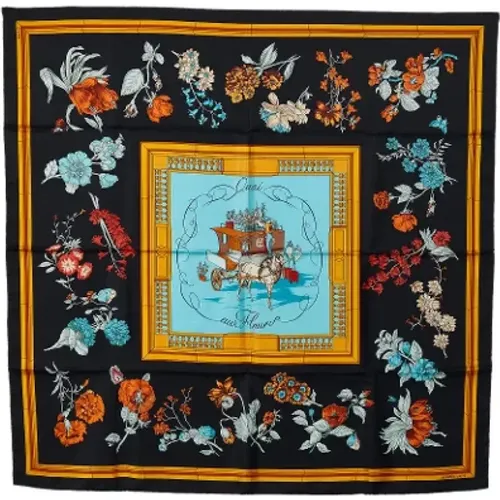 Pre-owned Silk scarves , female, Sizes: ONE SIZE - Hermès Vintage - Modalova