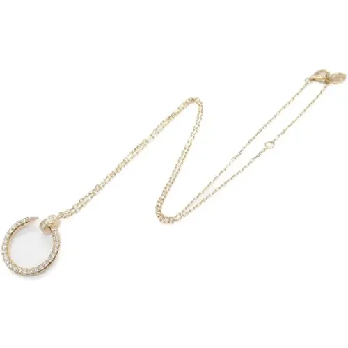 Pre-owned Metal necklaces , female, Sizes: ONE SIZE - Cartier Vintage - Modalova