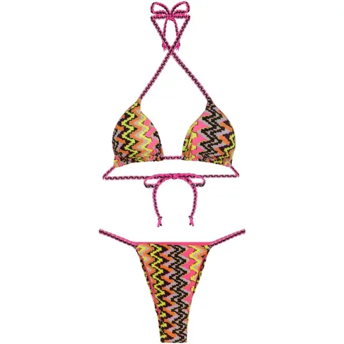 Bikini Triangolo E Slip Fisso Ethos , Damen, Größe: S - F**k - Modalova