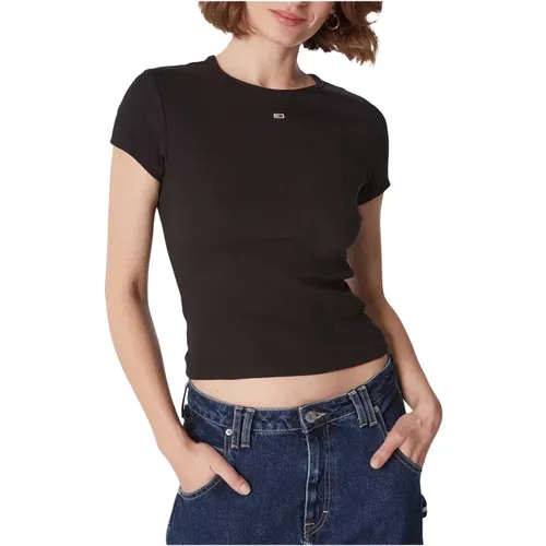 T-Shirts , Damen, Größe: XS - Tommy Jeans - Modalova