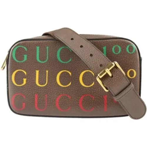 Pre-owned Leather shoulder-bags , female, Sizes: ONE SIZE - Gucci Vintage - Modalova