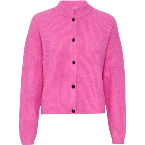 Melange Alphagz Cardigan , female, Sizes: XS, M, 2XS - Gestuz - Modalova