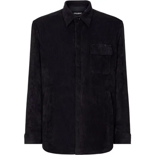 Overshirt for Men , male, Sizes: L, XL, M - Dolce & Gabbana - Modalova