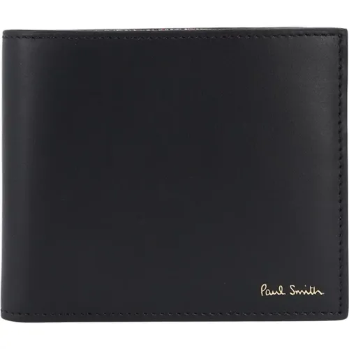 Bi-fold wallet wallet , male, Sizes: ONE SIZE - Paul Smith - Modalova