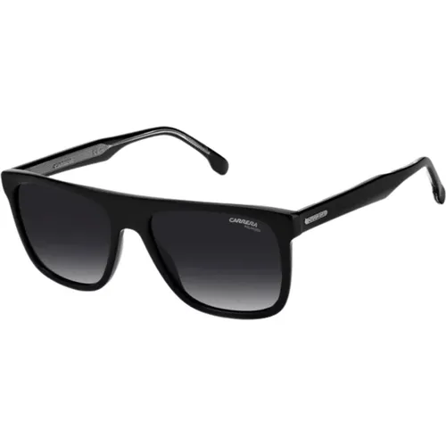 Schwarze/Graue Sonnenbrille , Herren, Größe: 56 MM - Carrera - Modalova