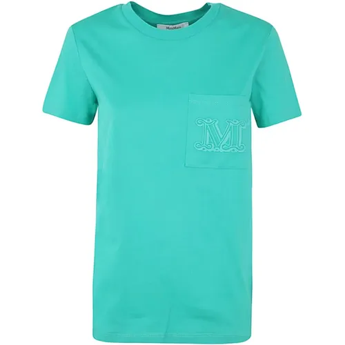 Mint Side Pocket T-Shirt , female, Sizes: S, XS - Max Mara - Modalova