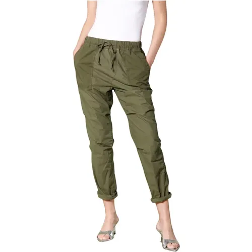 Relaxed Fit Cargo Jogger Pants in Parachute Fabric , female, Sizes: 2XS, L, S, XS - Mason's - Modalova