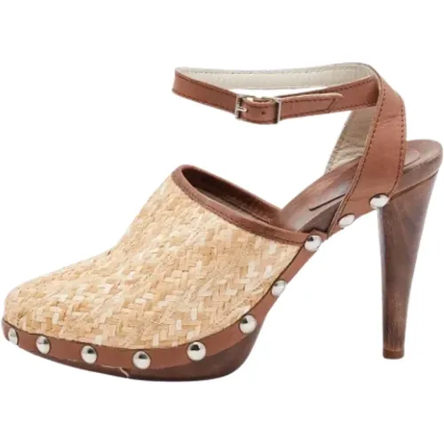 Pre-owned Leder sandals , Damen, Größe: 38 EU - Dolce & Gabbana Pre-owned - Modalova