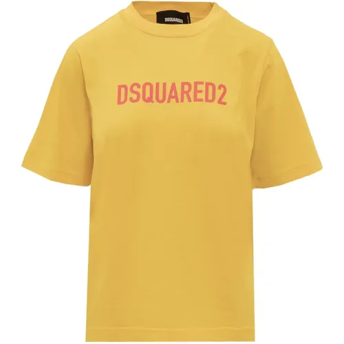 T-Shirt , Damen, Größe: M - Dsquared2 - Modalova