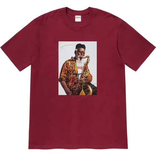 Limitierte Auflage Pharoah Sanders Tee Cardinal , Herren, Größe: L - Supreme - Modalova