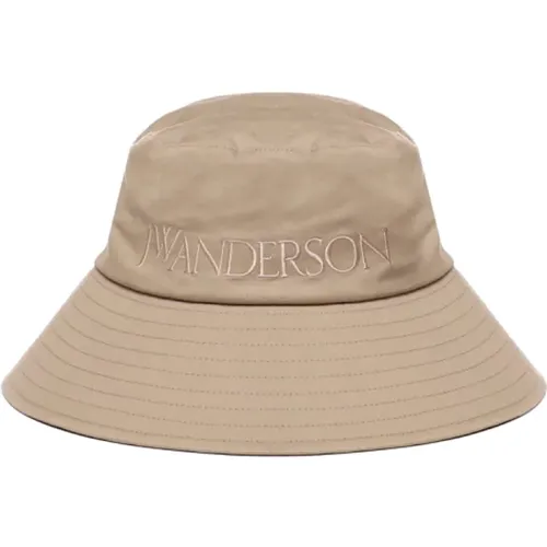 Wide Brimmed Hat with Logo , unisex, Sizes: M/L - JW Anderson - Modalova