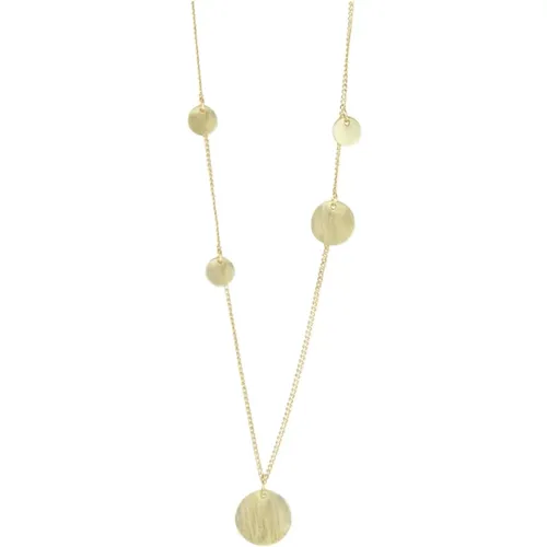 Verstellbare Punkt Halskette Goldplattierung , Damen, Größe: ONE Size - Dansk Copenhagen - Modalova
