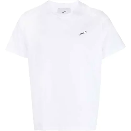 Logo Print Cotton T-Shirt , male, Sizes: XL, L, XS, M, S - Coperni - Modalova