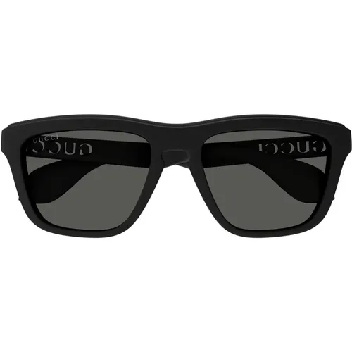 Sporty Square Sunglasses Gg1571S 001 , female, Sizes: 55 MM - Gucci - Modalova