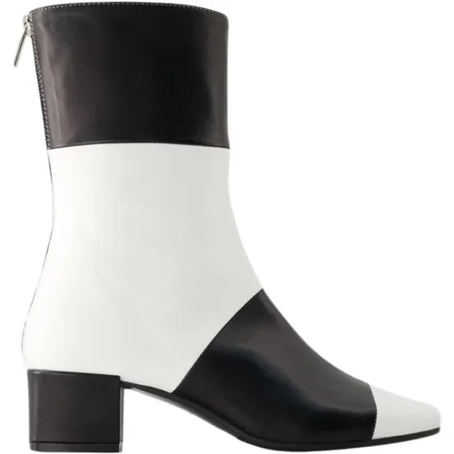 White Leather Ankle Boots , female, Sizes: 7 UK, 3 UK, 4 UK, 4 1/2 UK, 6 UK, 2 UK - Carel - Modalova