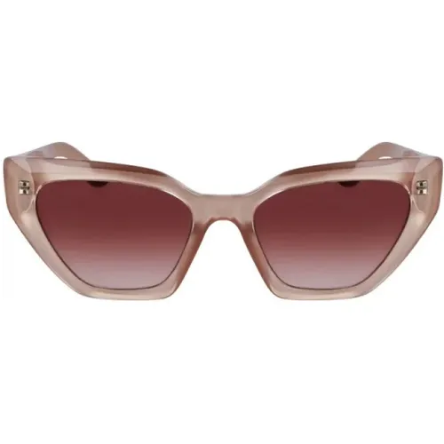 Retro-Stil Sonnenbrille , Damen, Größe: 54 MM - Karl Lagerfeld - Modalova