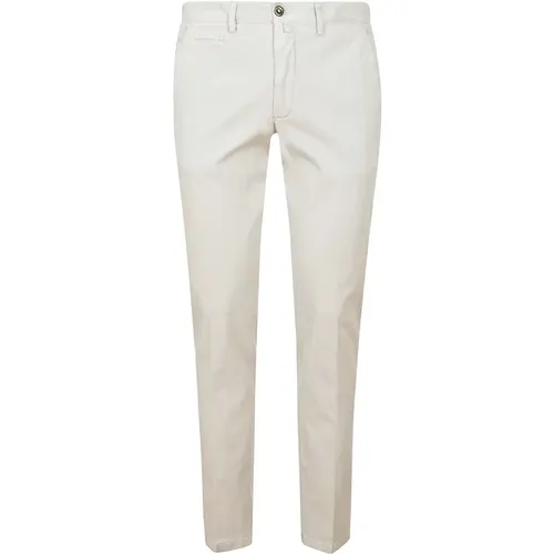 Light Cotton Trousers with Pockets , male, Sizes: M, S, 5XL, 4XL - Hindustrie - Modalova