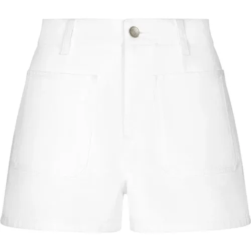 Weiße Baumwollshorts mit Taschen - Dolce & Gabbana - Modalova