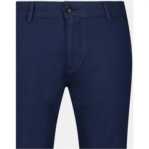 Navy Slim Fit Chino Pants , male, Sizes: L, 2XL, XL, M - ROY Robson - Modalova