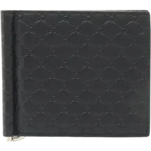 Pre-owned Leather wallets , male, Sizes: ONE SIZE - Gucci Vintage - Modalova