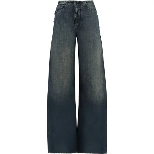 Vintage Wide-leg Jeans , Damen, Größe: XS - MM6 Maison Margiela - Modalova