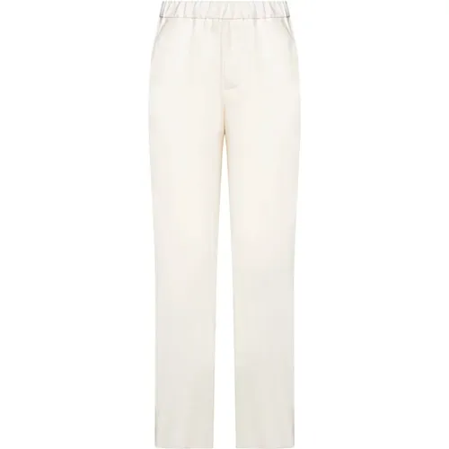 Cream Trousers with Attitude , male, Sizes: M, XL - Lardini - Modalova
