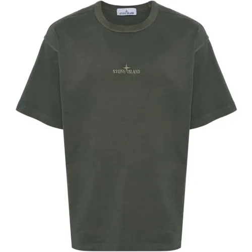 Cotton T-shirts and Polos , male, Sizes: 2XL, S, M - Stone Island - Modalova