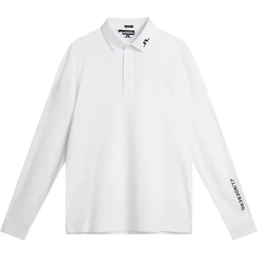 Tour Tech Long Sleeve Polo in , male, Sizes: XL, L, M - J.LINDEBERG - Modalova